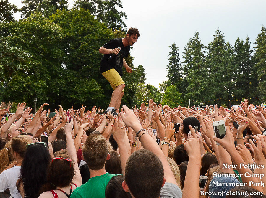 New Politics @ 107.7 The End’s Summer Camp 2013 (Photo by Arlene Brown)