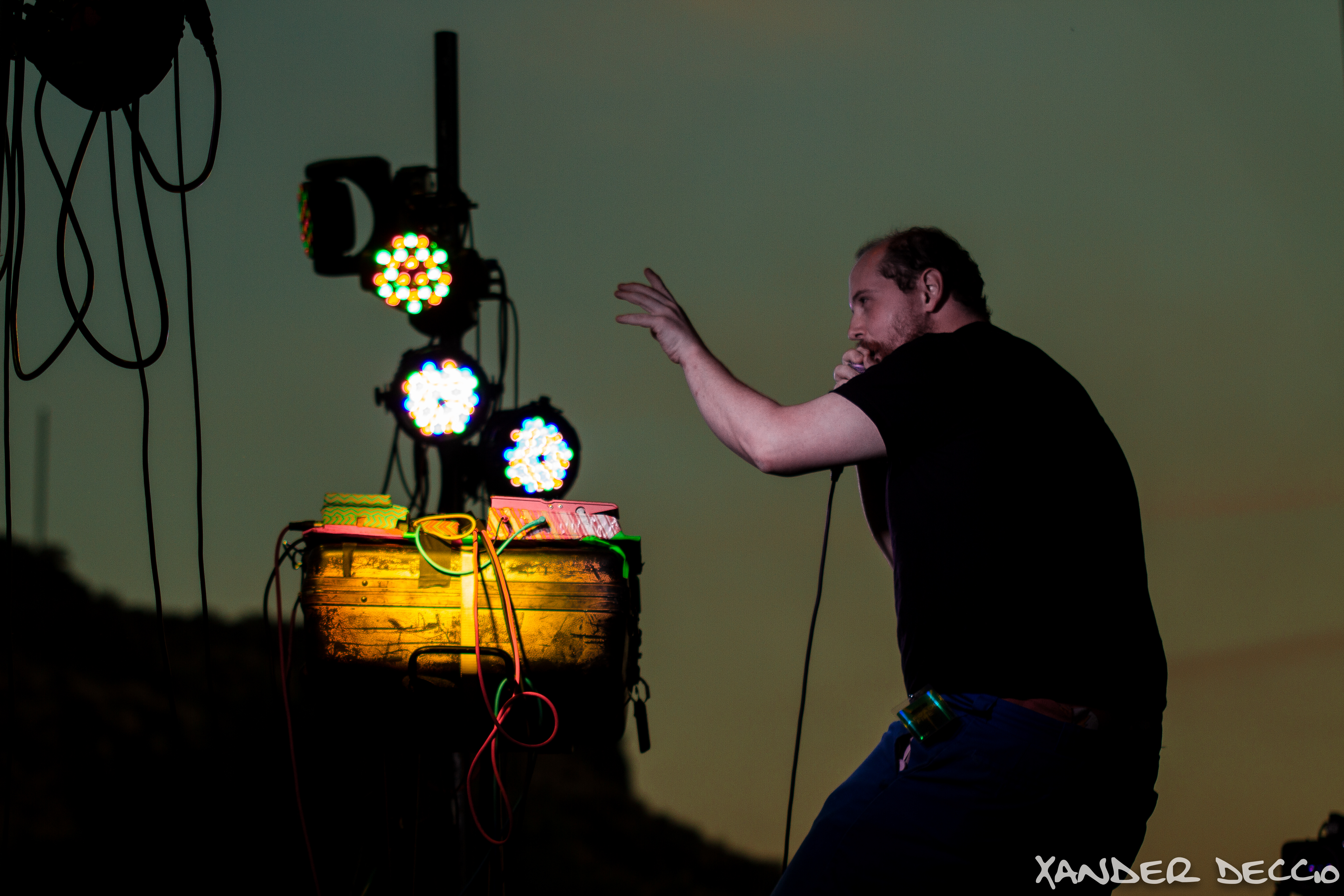 Dan Deacon Live at The Gorge (Photo by Xander Deccio)