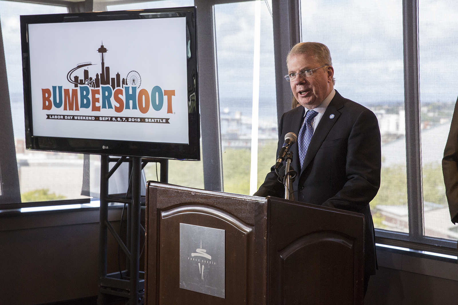 Mayor Ed Murray Bumbershoot 2015 Announcement  Photo by Alex Crick